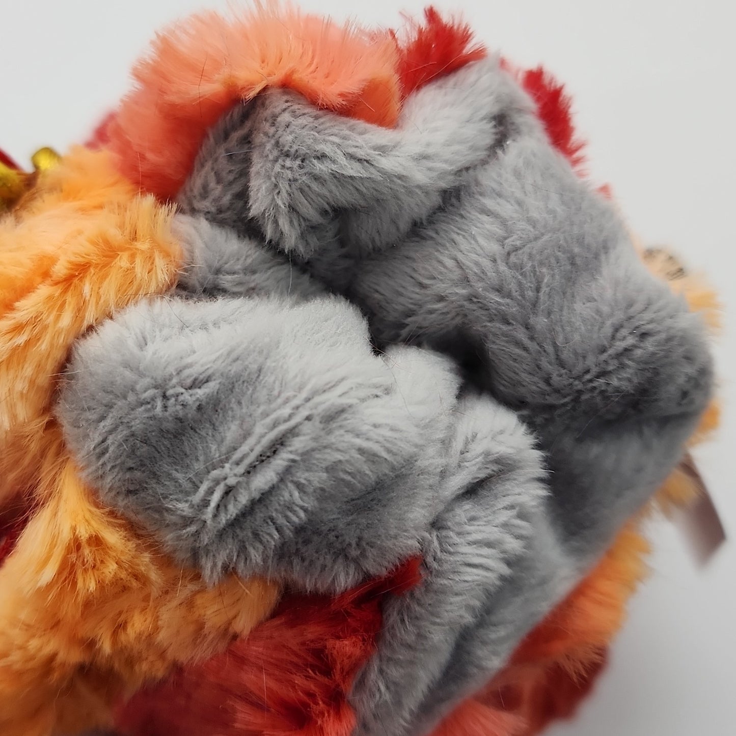 Dice Bag- Fireball Gray Minky Interior Lining