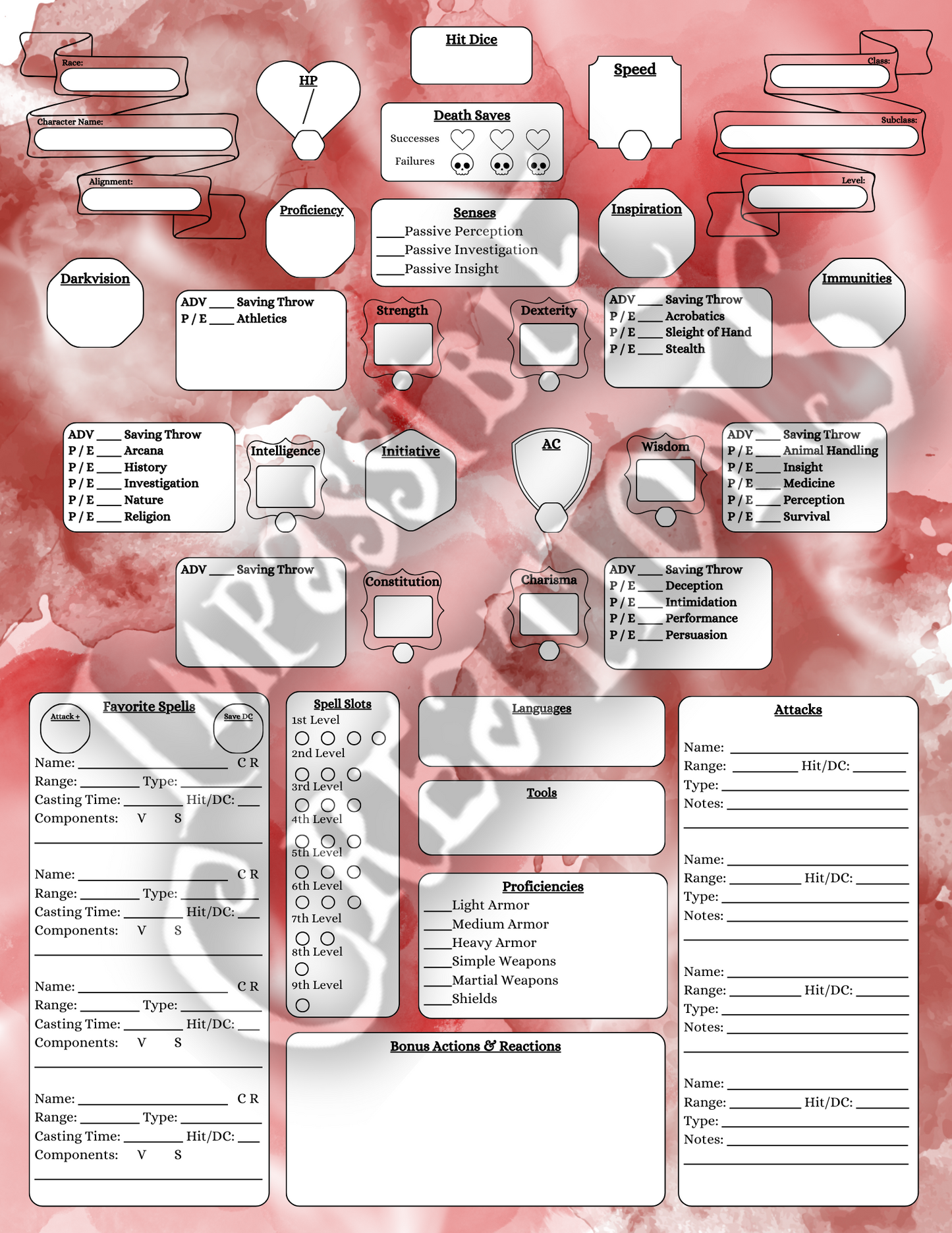 Raging Ikwiikwii Character Sheet Impassible Creations