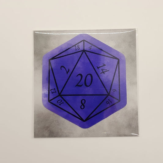 Bane Nat 20 D20 Sticker Impassible Creations