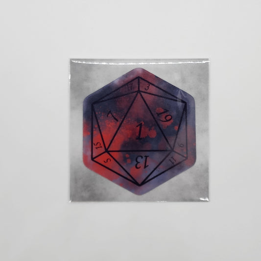 Dominating Rakshasa- Nat 1 D20 Sticker Packaging