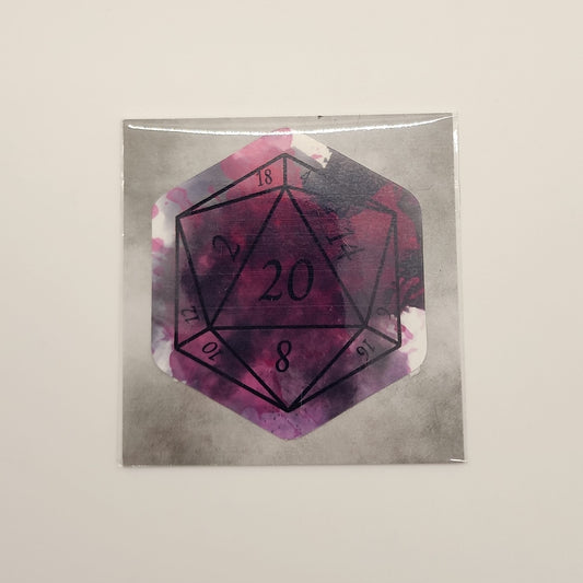 Enchanting Rakshasa D20 Sticker Impassible Creations