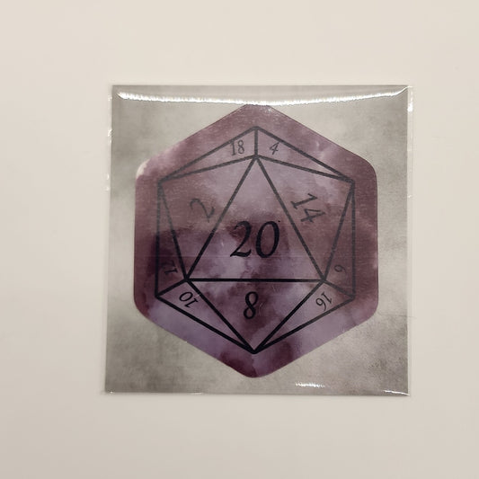 Immolation D20 Sticker Impassible Creations