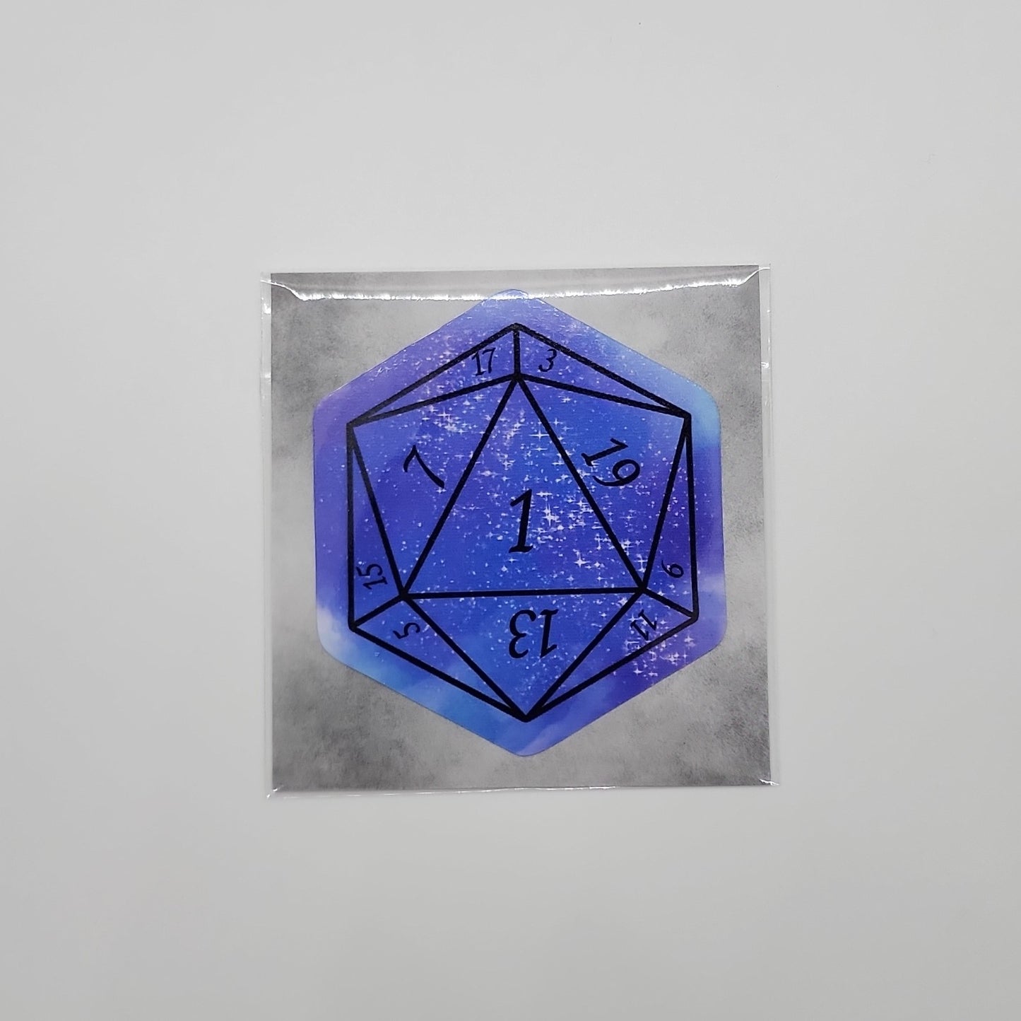Moonbeam- Nat 1 D20 Sticker Packaging