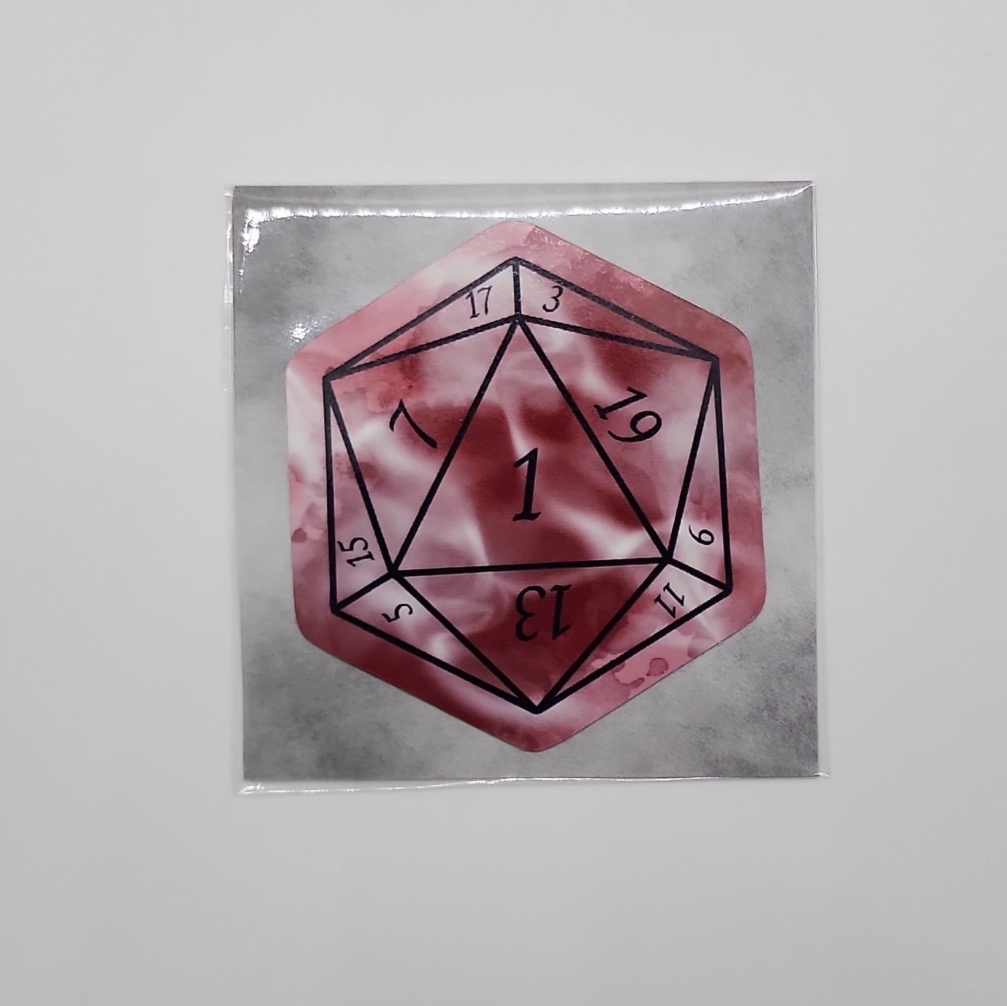 Raging Ikwiikwii- Nat 1 D20 Sticker Packaging