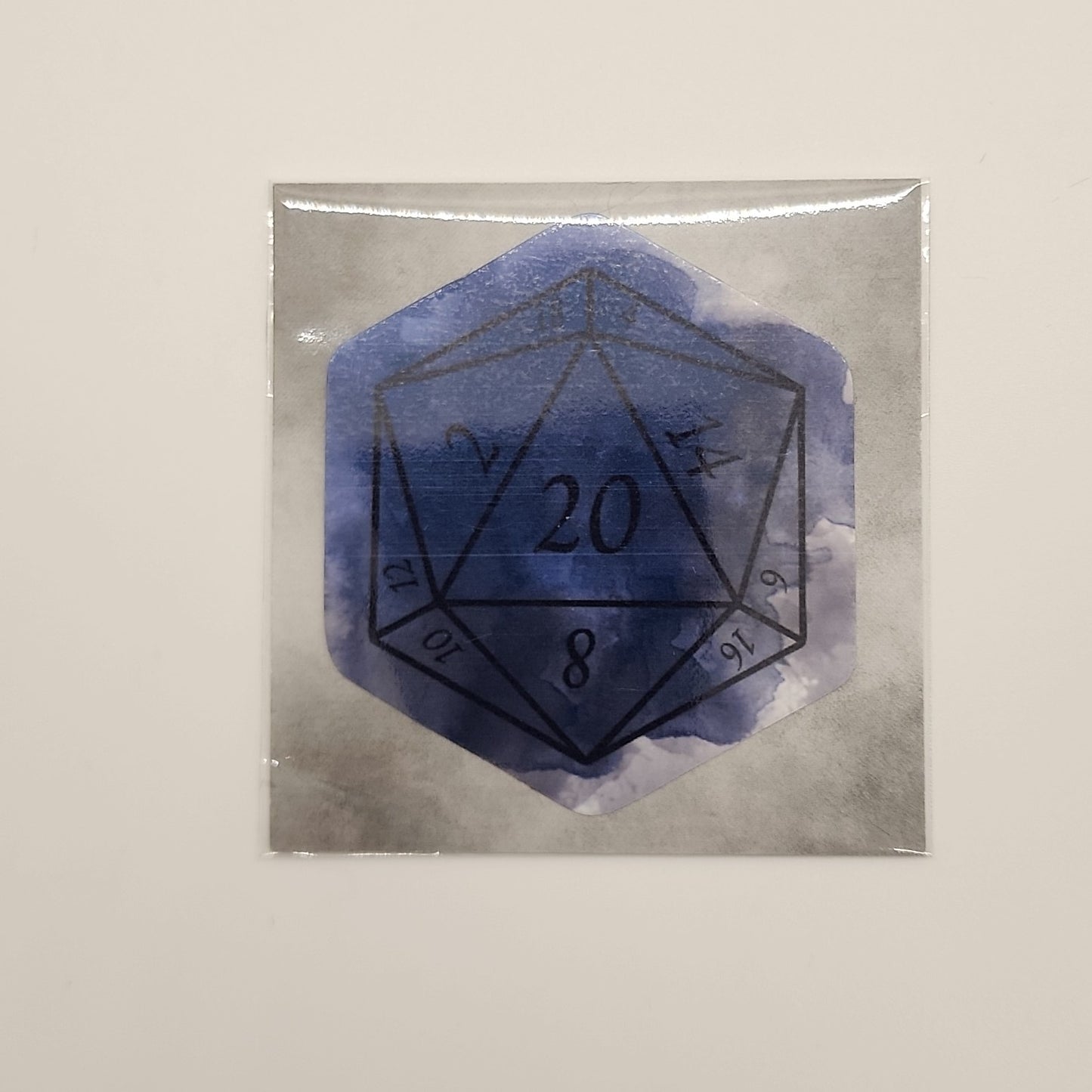 The Midnight Rose Nat 20 D20 Sticker Impassible Creations