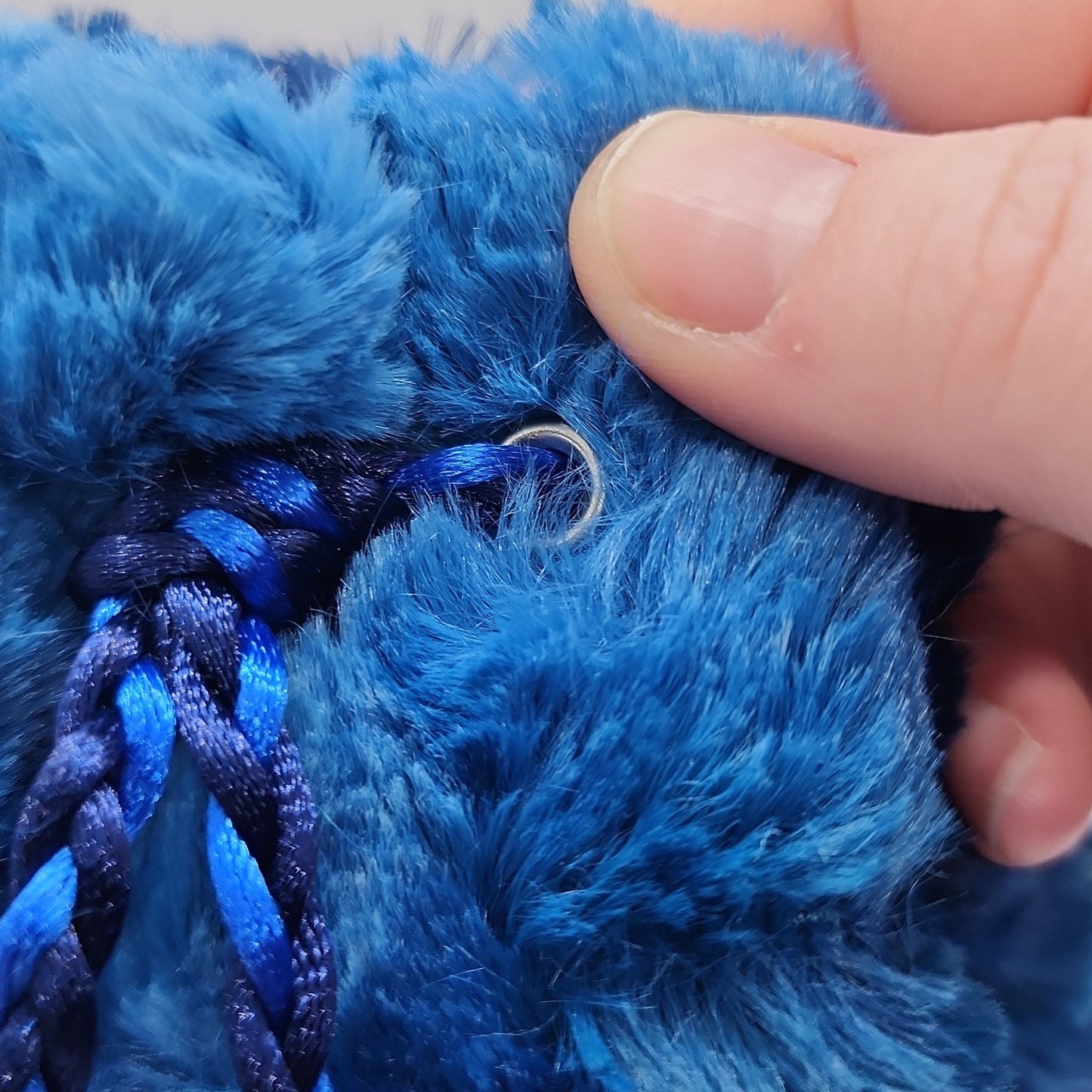 Wall of Water Dice Bag- Silver Grommets