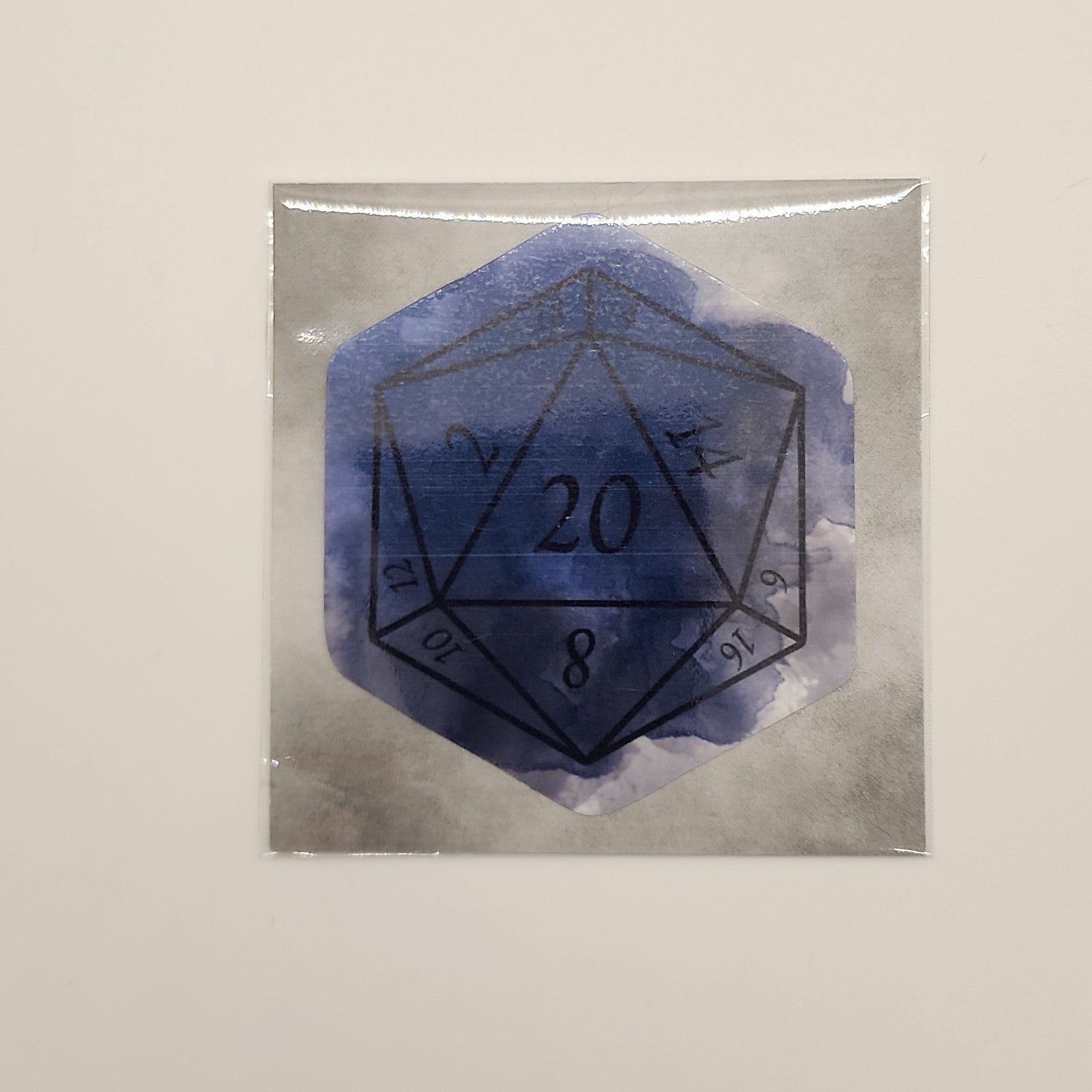 The Midnight Rose Nat 20 D20 Sticker Impassible Creations